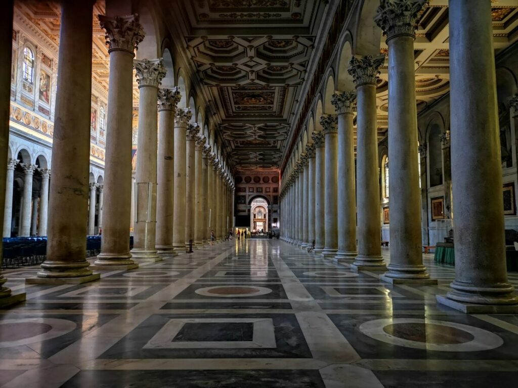 empty hallway of buidling